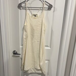 Halston Heritage Cream Mini Dress